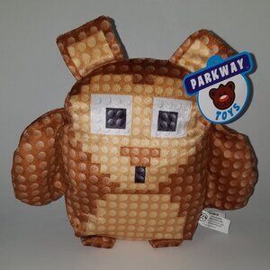 Brown Owl Bird Plush 9" Stuffed Animal Brick Parkway Toys A&A Global 2018 w/TAG